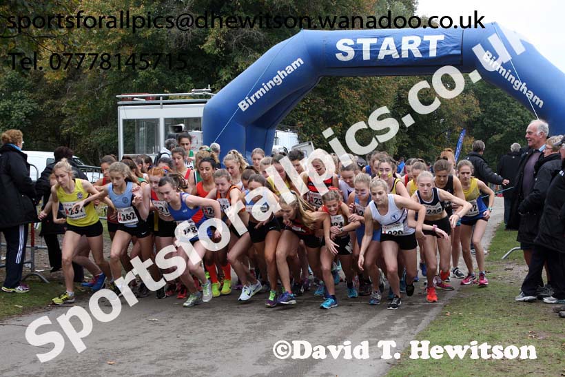 Womens under-17s ERRA Road Relays, Sutton Coldifield, Birmingham. Photo: David T. Hewitson/Sports for All Pics